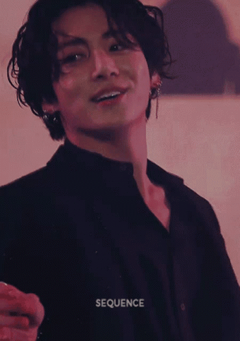A Close Up Of A Person 'S Face With The Word Sequence Written On The Bottom GIF