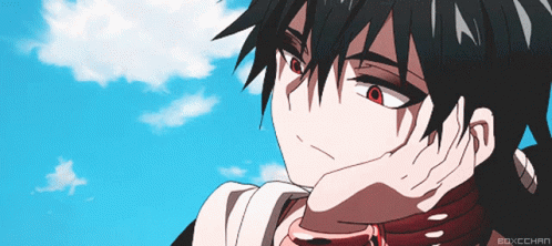 A Close Up Of A Person 'S Face With The Words Boxchan Below GIF