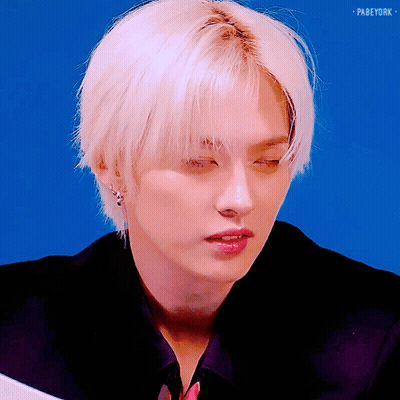 A Close Up Of A Person 'S Face With The Words Pabeyork Below GIF