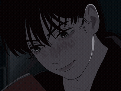 A Close Up Of A Person 'S Face With Their Eyes Closed GIF