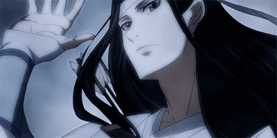 A Close Up Of A Person 'S Face With Their Hand Outstretched GIF