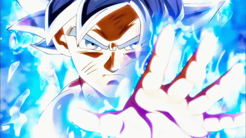 A Close Up Of A Person 'S Face With Their Hand Outstretched GIF