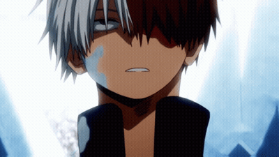A Close Up Of A Person 'S Face With White Hair And Red Eyes GIF
