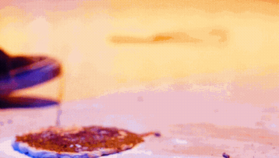 A Close Up Of A Person 'S Foot Wearing A Pair Of Nike Sneakers GIF