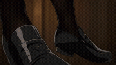 A Close Up Of A Person 'S Foot With A Shoe On GIF
