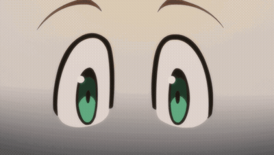 A Close Up Of A Person 'S Green Eyes GIF