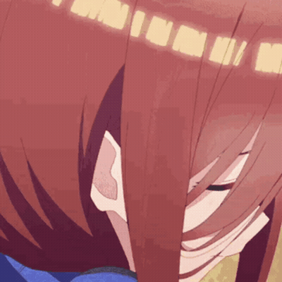 A Close Up Of A Person 'S Hair With A Few Lines On It . GIF