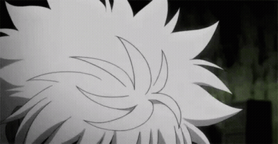 A Close Up Of A Person 'S Hair With A Swirl . GIF