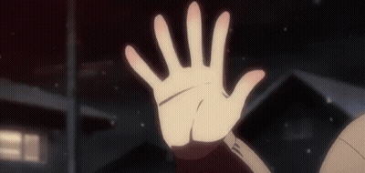 A Close Up Of A Person 'S Hand Reaching Out Towards The Camera . GIF