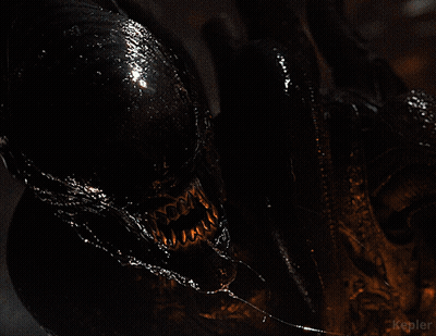 A Close Up Of A Person 'S Mouth With The Word Kepler On The Bottom Right GIF