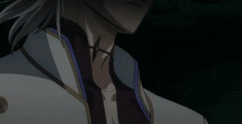 A Close Up Of A Person 'S Neck With A White Jacket GIF
