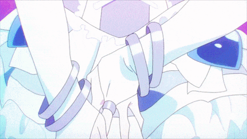 A Close Up Of A Person 'S Pants With A Purple Ribbon Around It GIF