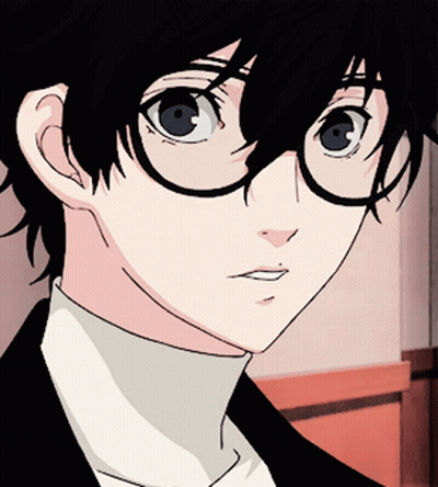 A Close Up Of A Person Wearing Glasses GIF