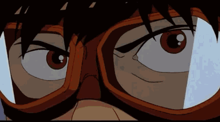 A Close Up Of A Person Wearing Goggles And A Helmet GIF