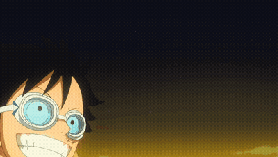 A Close Up Of A Person Wearing Goggles With A Starry Sky In The Background GIF