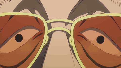 Person Wearing Yellow Rims Sunglasses GIF