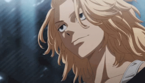 A Close Up Of A Person With Blonde Hair GIF