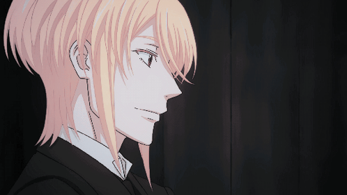 A Close Up Of A Person With Blonde Hair GIF