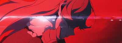 A Close Up Of A Person With Long Red Hair GIF