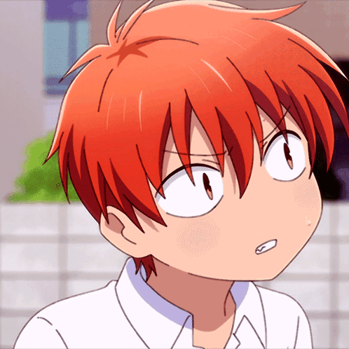 Close Up Of Person With Red Hair GIF