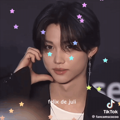 A Close Up Of A Person With The Name Felix De Juli GIF