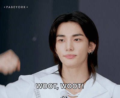 A Close Up Of A Person With The Words Woot Woot GIF