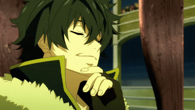A Close Up Of A Person With Their Eyes Closed And Their Hand On Their Chin GIF