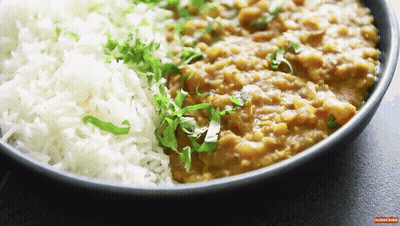 A Close Up Of A Plate Of Food With A Subscribe Button On The Bottom Right GIF