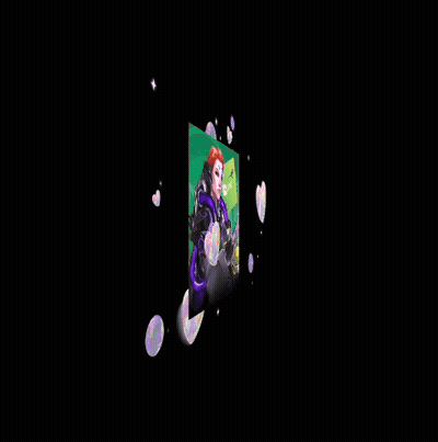 A Close Up Of A Purple And Black Object With A Blurred Background GIF