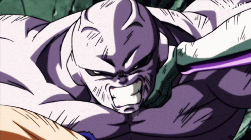 A Close Up Of A Purple Cartoon Character With A White Mouth GIF