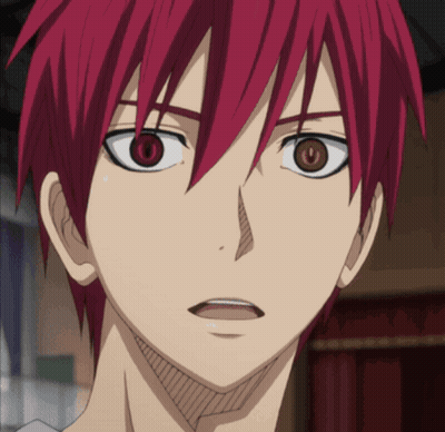A Close Up Of A Red Haired Anime Character With Brown Eyes GIF