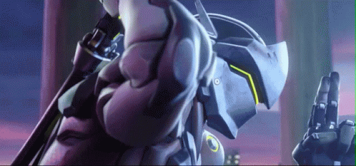 A Close Up Of A Robot Holding A Gun In His Hand . GIF