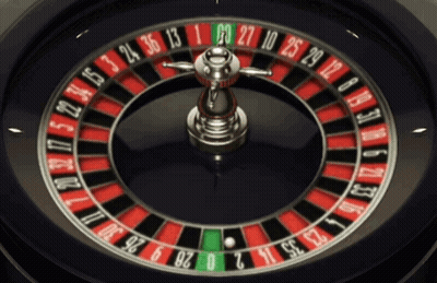 A Close Up Of A Roulette Wheel Showing The Numbers 1 Through 12 GIF