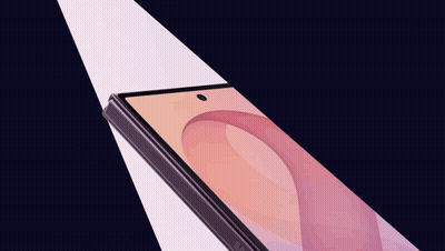 A Close Up Of A Samsung Cell Phone On A Table GIF