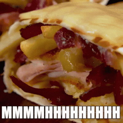 A Close Up Of A Sandwich With A Caption That Says Mmmmhhhhhhh GIF