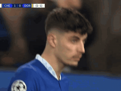 A Close Up Of A Soccer Player 'S Face With The Score Of 1-0 GIF