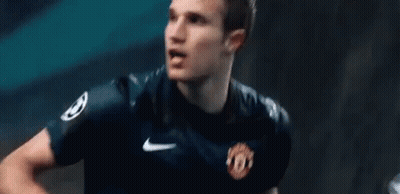 A Close Up Of A Soccer Player Wearing A Black Nike Jersey . GIF