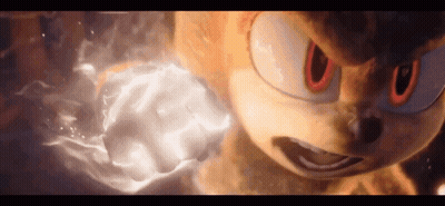 A Close Up Of A Sonic The Hedgehog 'S Face With Red Eyes . GIF