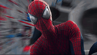 A Close Up Of A Spider Man 'S Face With The Word Liam On The Bottom GIF