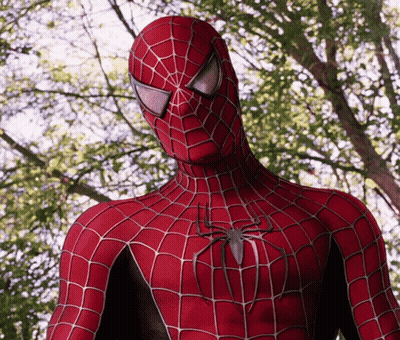 A Close Up Of A Spiderman Costume With A Spider On The Chest GIF