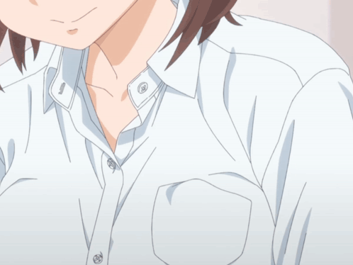 A Close Up Of A Woman 'S Breasts With A Plaid Bra GIF