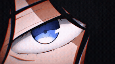 A Close Up Of A Woman 'S Eye With A Blue Pupil GIF