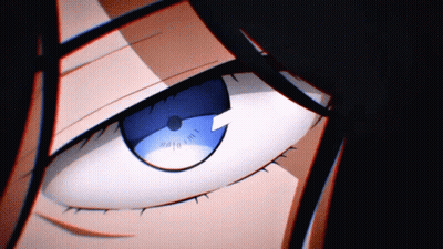 A Close Up Of A Woman 'S Eye With A Blue Pupil GIF