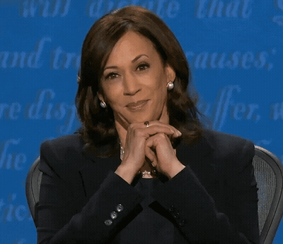 A Close Up Of A Woman 'S Face With A Blue Background That Says Cause GIF