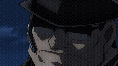 A Close Up Of A Woman 'S Face With A Gun In The Background GIF