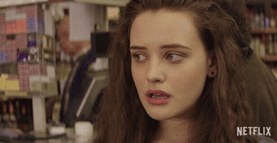 A Close Up Of A Woman 'S Face With A Netflix Logo On The Bottom GIF