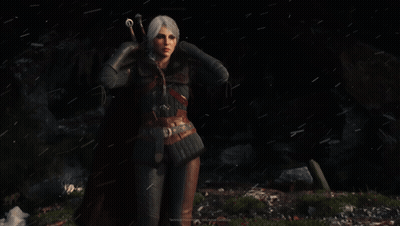 a close up of a woman 's face with a sword in her hand