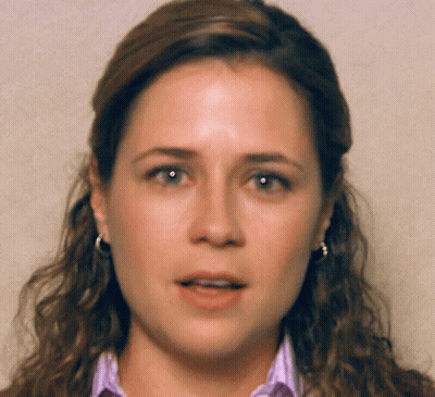 A Close Up Of A Woman 'S Face With A Tear Coming Out Of Her Forehead GIF