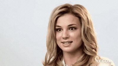A Close Up Of A Woman 'S Face With A Vf.com Logo In The Corner GIF