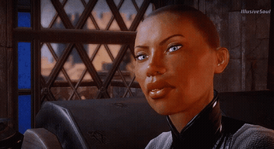 A Close Up Of A Woman 'S Face With Illusive Soul Written On The Bottom Left GIF